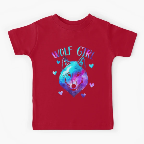 girls wolf shirt