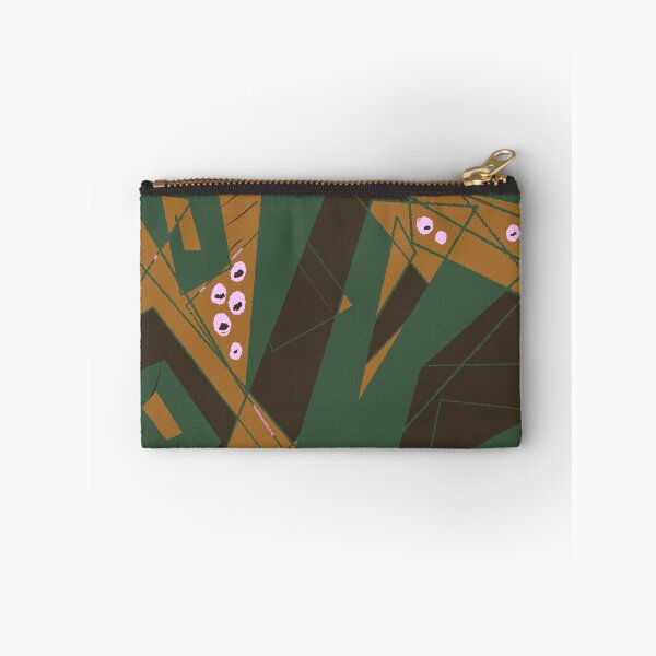 Item preview, Abstract shapes in ocher, green and pink with circles designed and sold by emm-j.