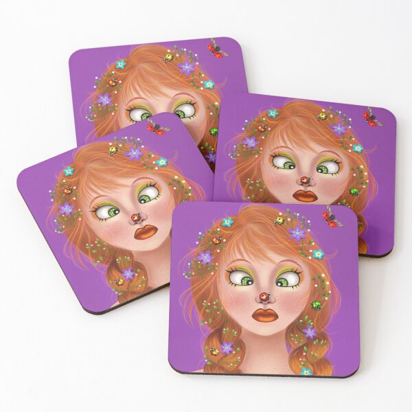Item preview, ladybird girl. designed and sold by ArisArte.