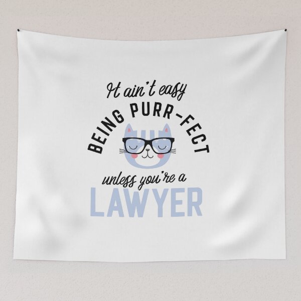 Item preview, Lawyer Cat Gifts for Cat Lovers - It ain't easy being Purr Fect designed and sold by betternotes.