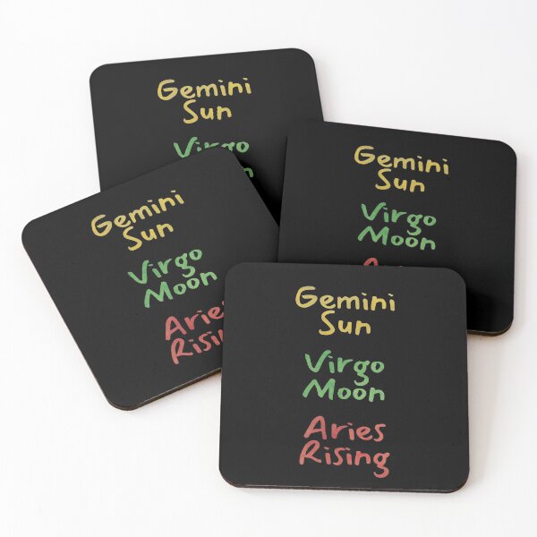 Item preview, Gemini Sun Virgo Moon Aries Rising Text designed and sold by leomooncreates.