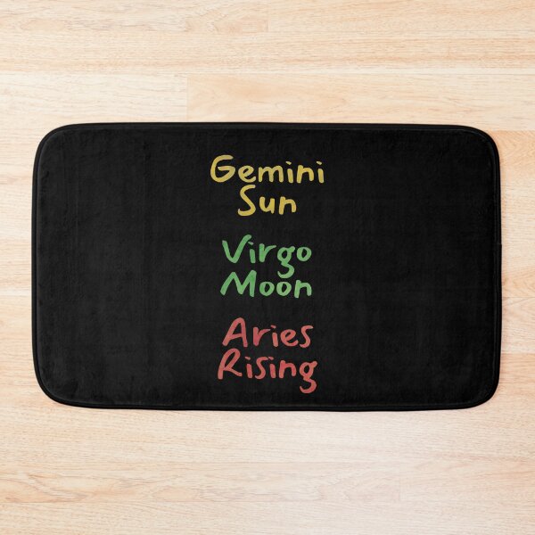 Item preview, Gemini Sun Virgo Moon Aries Rising Text designed and sold by leomooncreates.
