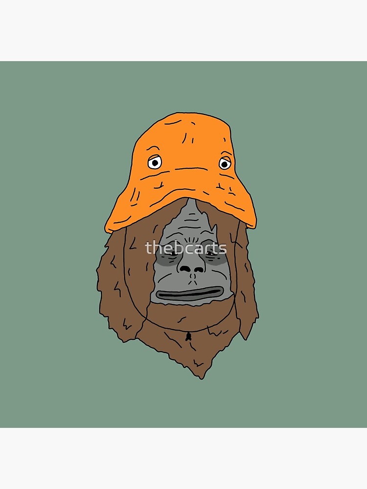 Sassy the sasquatch store orange hat