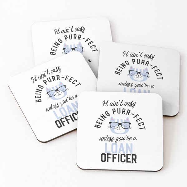 Item preview, Loan Officer Cat Gifts for Cat Lovers - It ain't easy being Purr Fect designed and sold by betternotes.