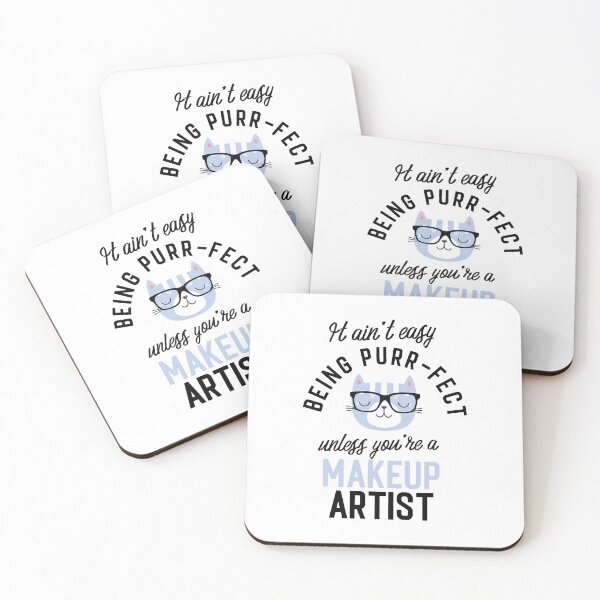 Item preview, Makeup Artist Cat Gifts for Cat Lovers - It ain't easy being Purr Fect designed and sold by betternotes.
