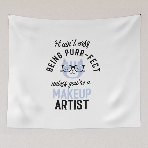 Item preview, Makeup Artist Cat Gifts for Cat Lovers - It ain't easy being Purr Fect designed and sold by betternotes.