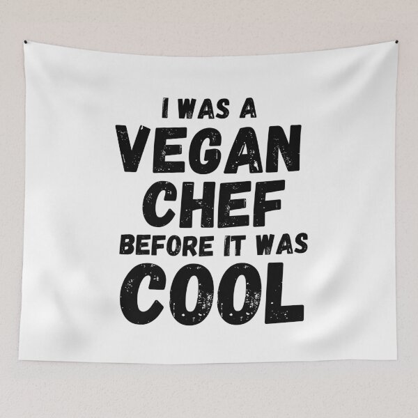 Item preview, I WAS A VEGAN CHEF BEFORE IT WAS COOL Vegan Cook designed and sold by a-little-ink.