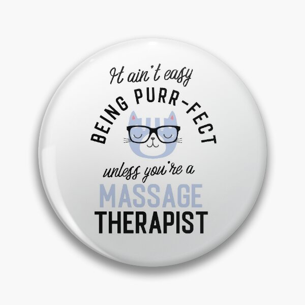 Artikelvorschau, Massage Therapist Cat Gifts for Cat Lovers - It ain't easy being Purr Fect entworfen und verkauft von betternotes.