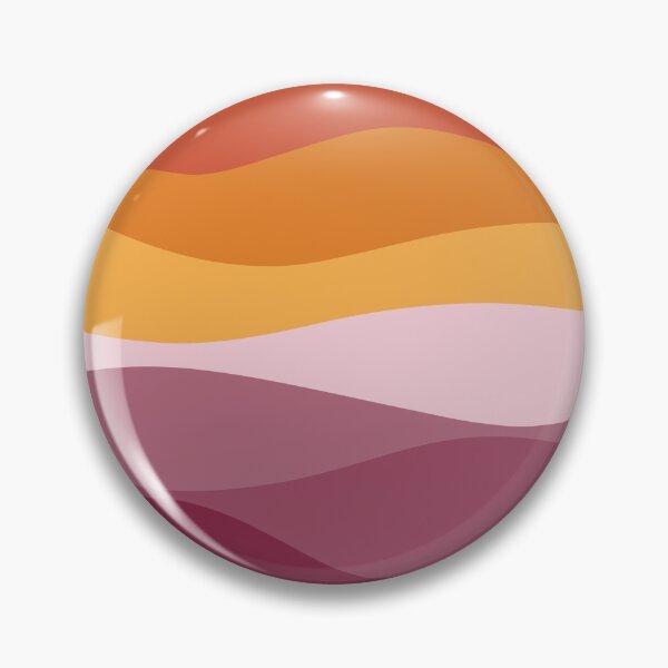 Item preview, Lesbian Flag Wave designed and sold by bexaura.