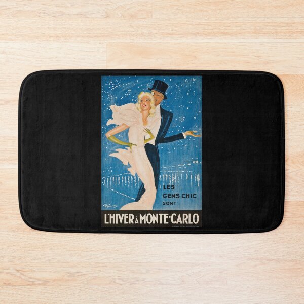 Item preview, retro classic Hiver a Monte Carlo poster designed and sold by CorasPosters.