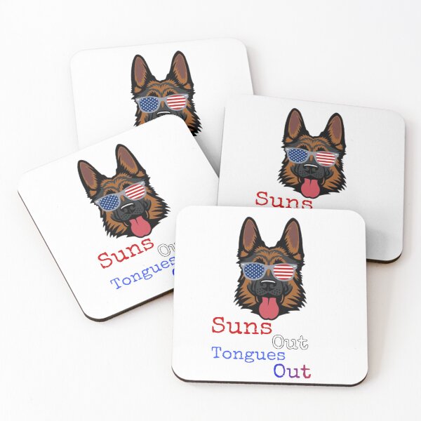 Item preview, Lengua GSD fuera designed and sold by Modern-Mutt.