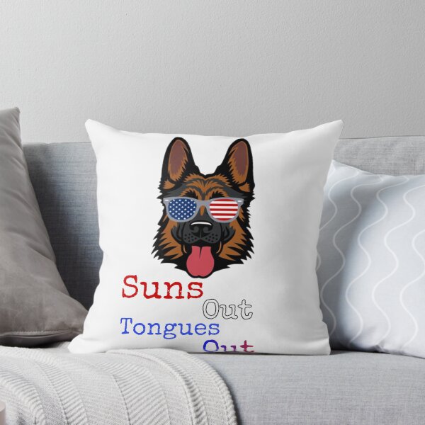 Item preview, GSD Tongues out  designed and sold by Modern-Mutt.