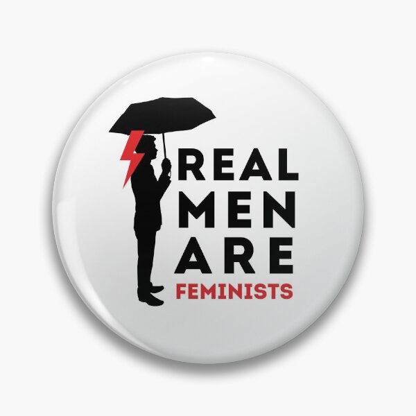 Item preview, Strajk Kobiet - Real Men Are Feminists - black version designed and sold by PinkDuckTees.