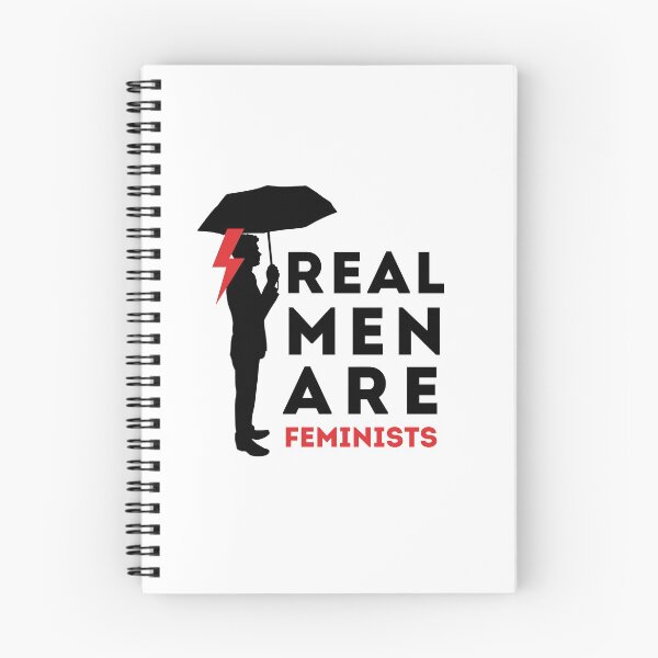 Item preview, Strajk Kobiet - Real Men Are Feminists - black version designed and sold by PinkDuckTees.