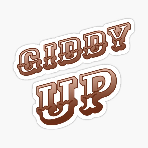 Item preview, Giddy Up (Copper) - designed and sold by Printerially.