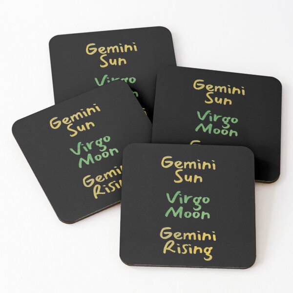 Item preview, Gemini Sun Virgo Moon Gemini Rising Text designed and sold by leomooncreates.