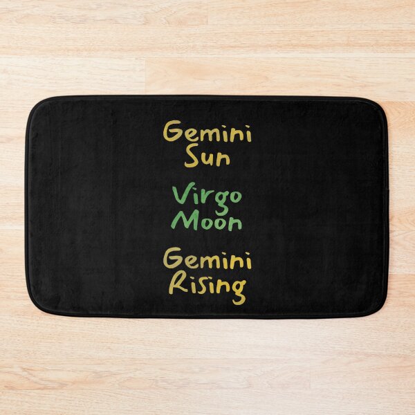 Item preview, Gemini Sun Virgo Moon Gemini Rising Text designed and sold by leomooncreates.