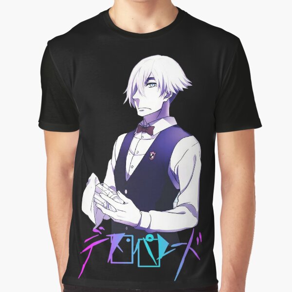 Decim manga longa t camisa decim quindecim anime arte bartender death  parade death parade decim legal olho terno gravata borboleta - AliExpress