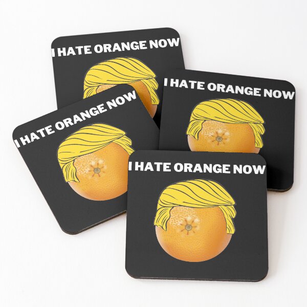 Item preview, I Hate Orange Now Fruit With A Wig In Black designed and sold by LuckyKermit.