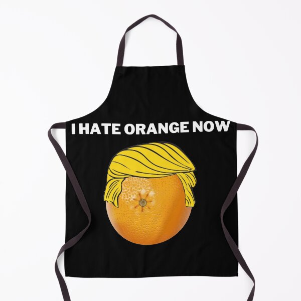 Item preview, I Hate Orange Now Fruit With A Wig In Black designed and sold by LuckyKermit.