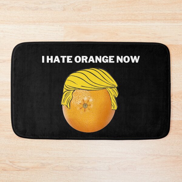 Item preview, I Hate Orange Now Fruit With A Wig In Black designed and sold by LuckyKermit.