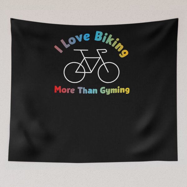 Item preview, I Love Biking More Than Gyming designed and sold by arnabbabai.