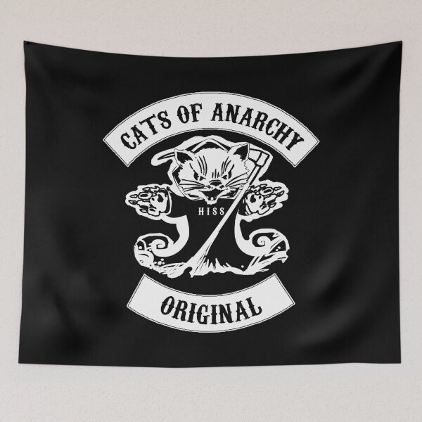 Item preview, Cats Of Anarchy (funny SOA parody) designed and sold by SolidEarthArt.