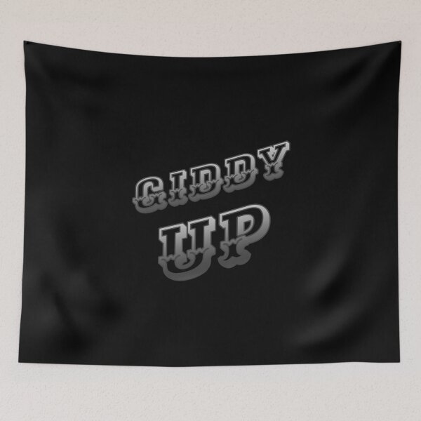 Item preview, Giddy Up (Silver) - designed and sold by Printerially.