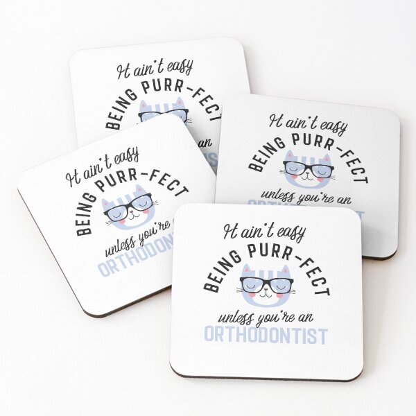 Item preview, Orthodontist Cat Gifts for Cat Lovers - It ain't easy being Purr Fect designed and sold by betternotes.