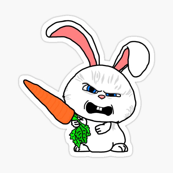 Mad rabbit - Rabbit - Sticker