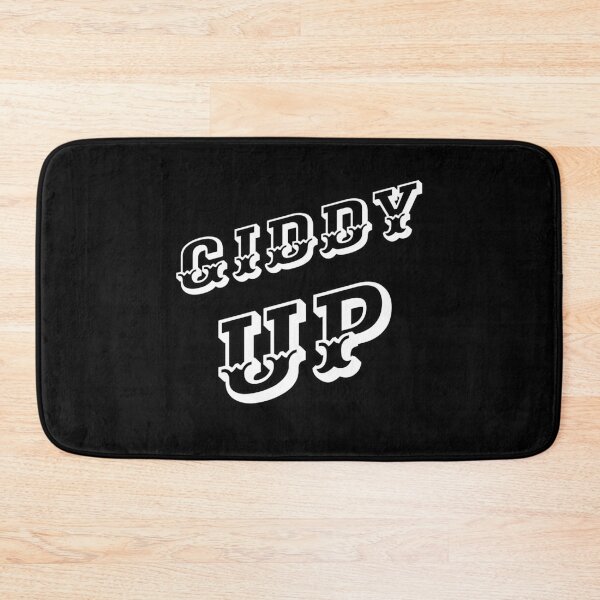 Item preview, Giddy Up (White-Black) - designed and sold by Printerially.