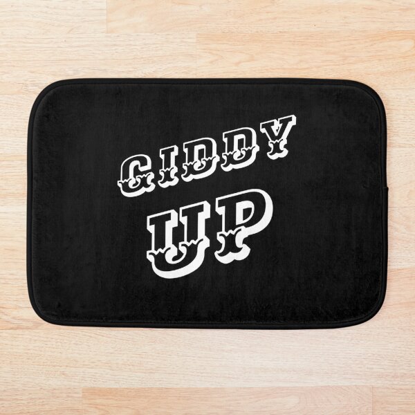 Item preview, Giddy Up (Blanco-Negro) - designed and sold by Printerially.
