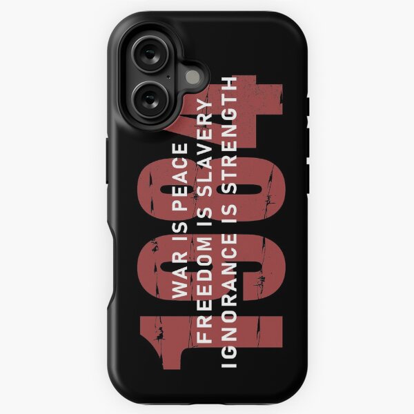 Item preview, 1984 George Orwell War is Peace Freedom is Slavery Ignorance is Strength designed and sold by ArtOfRebellion.