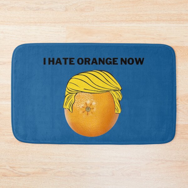 Item preview, I Hate Orange Now Fruit With A Wig In Blue designed and sold by LuckyKermit.