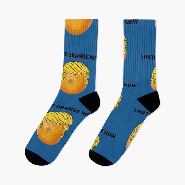 Item preview, I Hate Orange Now Fruit With A Wig In Blue designed and sold by LuckyKermit.