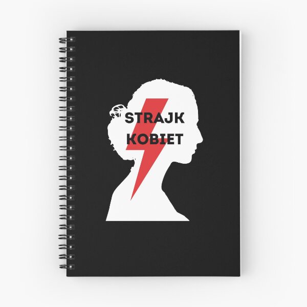 Item preview, Strajk Kobiet - woman silhouette - white version designed and sold by PinkDuckTees.