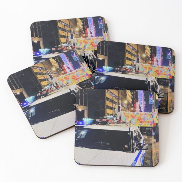Item preview, New Years Eve Times Square Circa 2019 with Colorful Garbage Truck designed and sold by prapa.