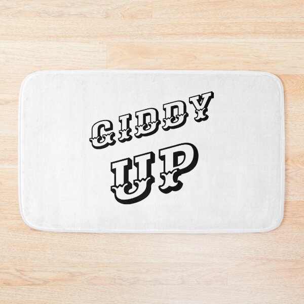 Item preview, Giddy Up (Black-White) - designed and sold by Printerially.