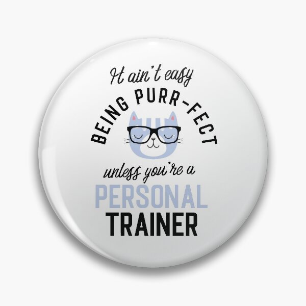 Item preview, Personal Trainer Cat Gifts for Cat Lovers - It ain't easy being Purr Fect designed and sold by betternotes.