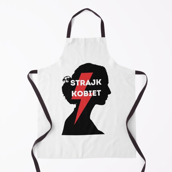 Item preview, Strajk Kobiet - woman silhouette - black version designed and sold by PinkDuckTees.