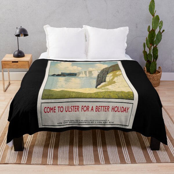 Item preview, retro classic Come to Ulster for a better Holiday poster designed and sold by CorasPosters.