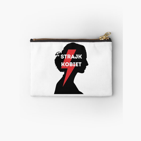Item preview, Strajk Kobiet - woman silhouette - black version designed and sold by PinkDuckTees.