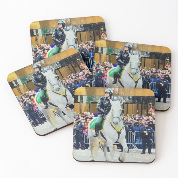 Item preview, Police Horse at the Thanksgiving Day Parade Circa 2019 designed and sold by prapa.