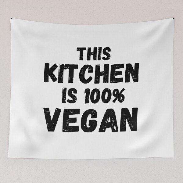 Item preview, THIS KITCHEN IS 100% VEGAN Vegan Cooking designed and sold by a-little-ink.