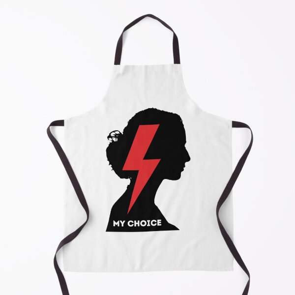 Item preview, Strajk Kobiet - woman silhouette, my choice - black version designed and sold by PinkDuckTees.