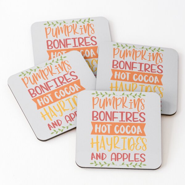 Item preview, Pumpkins Bonfires hot Cocoa Hayriness and Apples designed and sold by Mriganka Gogoi.