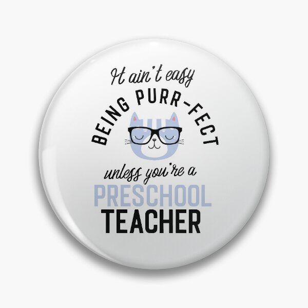 Item preview, Preschool Teacher Cat Gifts for Cat Lovers - It ain't easy being Purr Fect designed and sold by betternotes.