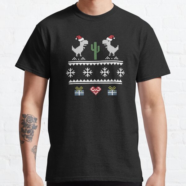 Trex Cactus Offline on Christmas Time Classic T-Shirt