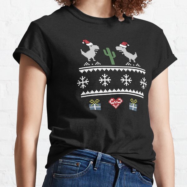 Trex Cactus Offline on Christmas Time Classic T-Shirt