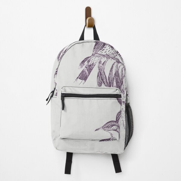 Item preview, Vintage bird print in purple colourway designed and sold by psygon.